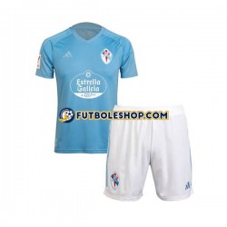 Primera Equipación del Celta de Vigo 2023-2024 Manga Corta para Niño (Camiseta y pantalón)