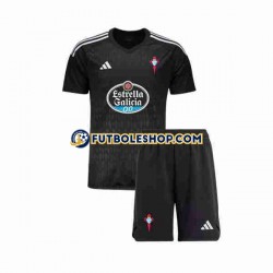 Segunda Equipación del Celta de Vigo Portero 2023-2024 Manga Corta para Niño (Camiseta y pantalón)