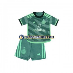 Tercera Equipación del Celtic 2023-2024 Manga Corta para Niño (Camiseta y pantalón)