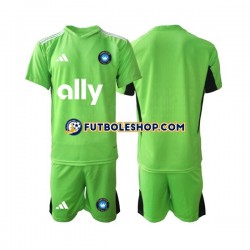 Primera Equipación del Charlotte FC Portero 2023-2024 Manga Corta para Niño (Camiseta y pantalón)