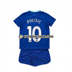 Primera Equipación del Chelsea Christian Pulisic 10 2022-2023 Manga Corta para Niño (Camiseta y pantalón)