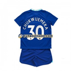 Primera Equipación del Chelsea Chukwuemeka 30 2022-2023 Manga Corta para Niño (Camiseta y pantalón)