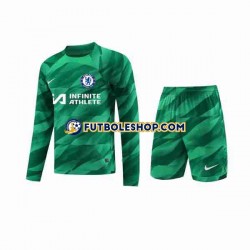 Tercera Equipación del Chelsea Portero 2023-2024 ML para Niño (Camiseta y pantalón)