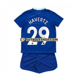 Primera Equipación del Chelsea Kai Havertz 29 2022-2023 Manga Corta para Niño (Camiseta y pantalón)