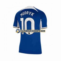 Primera Equipación del Chelsea Mykhaylo Mudryk 10 2023-2024 Manga Corta para Hombre
