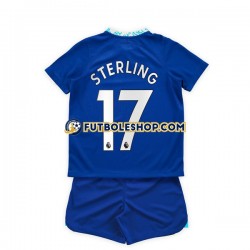 Primera Equipación del Chelsea Raheem Sterling 17 2022-2023 Manga Corta para Niño (Camiseta y pantalón)