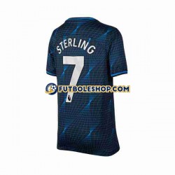 Segunda Equipación del Chelsea Raheem Sterling 7 2023-2024 Manga Corta para Hombre