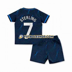 Segunda Equipación del Chelsea Raheem Sterling 7 2023-2024 Manga Corta para Niño (Camiseta y pantalón)