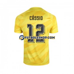 Segunda Equipación del Corinthians Portero Cassio 12 2023-2024 Manga Corta para Hombre