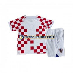 Primera Equipación del Croacia World Cup 2022 Manga Corta para Niño (Camiseta y pantalón)