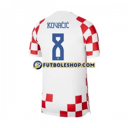 Primera Equipación del Croacia Kovacic 8 World Cup 2022 Manga Corta para Hombre