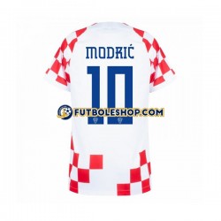 Primera Equipación del Croacia Modric 10 World Cup 2022 Manga Corta para Hombre