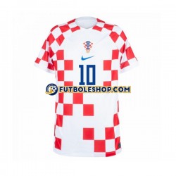 Primera Equipación del Croacia Modric 10 World Cup 2022 Manga Corta para Hombre