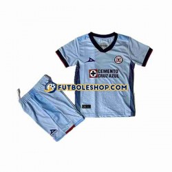 Segunda Equipación del Cruz Azul 2023-2024 Manga Corta para Niño (Camiseta y pantalón)