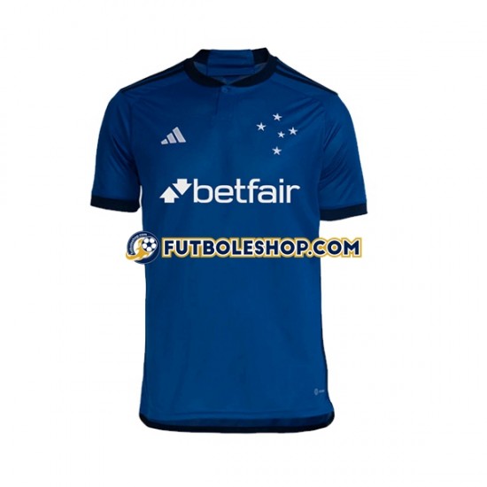 Primera Equipación del Cruzeiro 2023 Manga Corta para Hombre