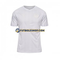 Segunda Equipación del Dinamarca World Cup 2022 Manga Corta para Hombre