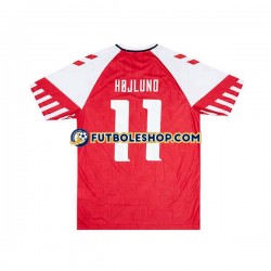 Primera Equipación del Dinamarca Rasmus Hojlund 11 2023-2024 Manga Corta para Hombre