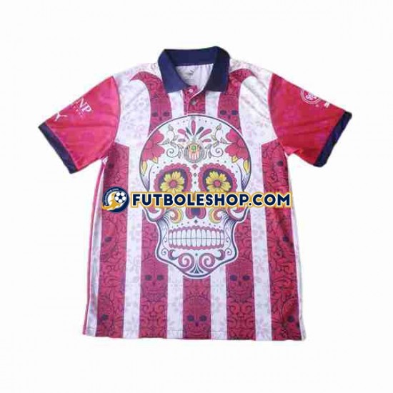 Segunda Equipación del Deportivo Guadalajara Day of the Dead 2023-2024 Manga Corta para Hombre Segunda Equipación del Deportivo Guadalajara Day of the Dead 2023-2024 Manga Corta para Hombre