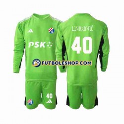 Primera Equipación del Dinamo Zagreb Portero Livakovic 40 2023-2024 ML para Niño (Camiseta y pantalón)