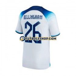 Primera Equipación del Inglaterra Bellingham 26 World Cup 2022 Manga Corta para Hombre