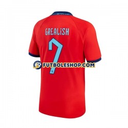 Segunda Equipación del Inglaterra Grealish 7 World Cup 2022 Manga Corta para Hombre Segunda Equipación del Inglaterra Grealish 7 World Cup 2022 Manga Corta para Hombre