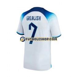 Primera Equipación del Inglaterra Grealish 7 World Cup 2022 Manga Corta para Hombre