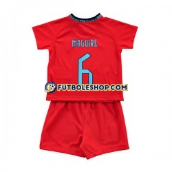 Segunda Equipación del Inglaterra Maguire 6 World Cup 2022 Manga Corta para Niño (Camiseta y pantalón) Segunda Equipación del Inglaterra Maguire 6 World Cup 2022 Manga Corta para Niño (Camiseta y pantalón)