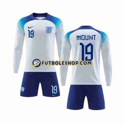 Primera Equipación del Inglaterra Mount 19 World Cup 2022 ML para Niño (Camiseta y pantalón) Primera Equipación del Inglaterra Mount 19 World Cup 2022 ML para Niño (Camiseta y pantalón)