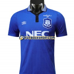 Primera Equipación del Everton Retro 1995 Manga Corta para Hombre
