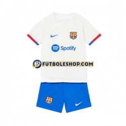 Segunda Equipación del FC Barcelona 2023-2024 Manga Corta para Niño (Camiseta y pantalón)