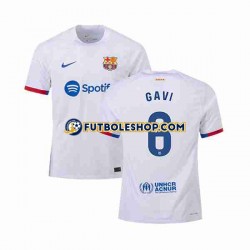 Segunda Equipación del FC Barcelona GAVI 6 2023-2024 Manga Corta para Hombre