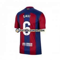Primera Equipación del FC Barcelona Gavi 6 2023-2024 Manga Corta para Hombre