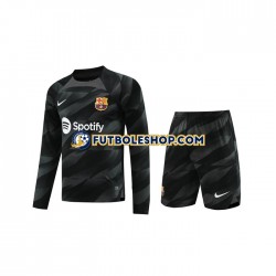 Segunda Equipación del FC Barcelona Portero 2023-2024 ML para Niño (Camiseta y pantalón)