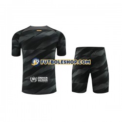 Segunda Equipación del FC Barcelona Portero 2023-2024 Manga Corta para Niño (Camiseta y pantalón)