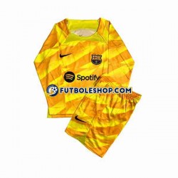 Cuarta Equipación del FC Barcelona Portero 2023-2024 ML para Niño (Camiseta y pantalón)