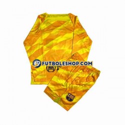Cuarta Equipación del FC Barcelona Portero 2023-2024 ML para Niño (Camiseta y pantalón)