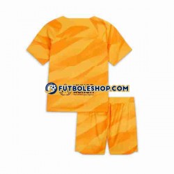 Cuarta Equipación del FC Barcelona Portero 2023-2024 Manga Corta para Niño (Camiseta y pantalón)