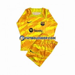 Cuarta Equipación del FC Barcelona Portero Ter Stegen 1 2023-2024 ML para Niño (Camiseta y pantalón)