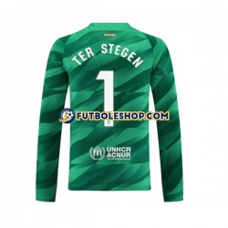 Primera Equipación del FC Barcelona Portero Ter Stegen 1 2023-2024 ML para Hombre