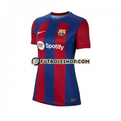 Primera Equipación del FC Barcelona 2023-2024 Manga Corta para Mujer