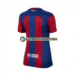 Primera Equipación del FC Barcelona 2023-2024 Manga Corta para Mujer