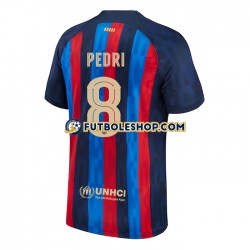 Primera Equipación del FC Barcelona Pedri 8 2022-2023 Manga Corta para Hombre