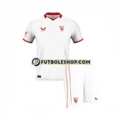 Primera Equipación del Sevilla FC 2023-2024 Manga Corta para Niño (Camiseta y pantalón)