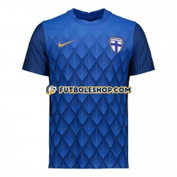 Segunda Equipación del Finlandia 2022 Manga Corta para Hombre