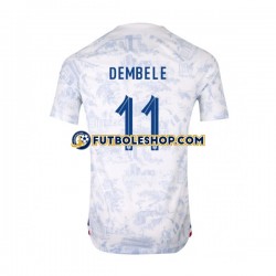Segunda Equipación del Francia Dembele 11 World Cup 2022 Manga Corta para Hombre