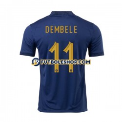 Primera Equipación del Francia Dembele 11 World Cup 2022 Manga Corta para Hombre