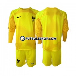 Tercera Equipación del Francia Portero World Cup 2022 ML para Niño (Camiseta y pantalón)