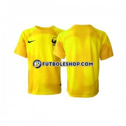 Tercera Equipación del Francia Portero World Cup 2022 Manga Corta para Hombre