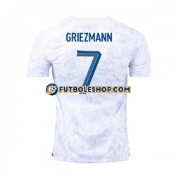Segunda Equipación del Francia Griezmann 7 World Cup 2022 Manga Corta para Hombre