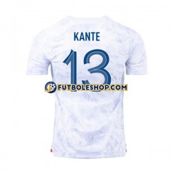 Segunda Equipación del Francia Kante 13 World Cup 2022 Manga Corta para Hombre